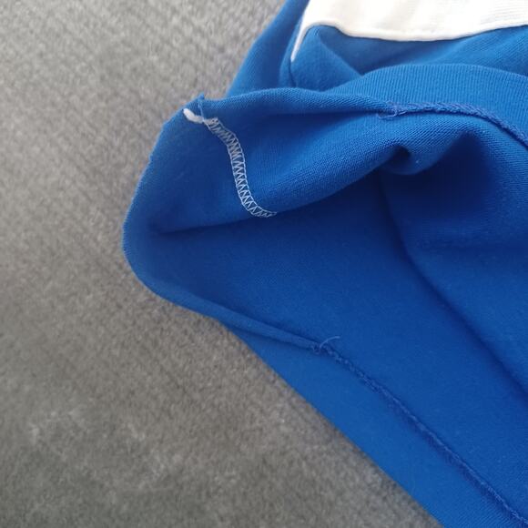 Vintage 70s T Shirt Mens S Blue Perma Prest Sears Varsity Race Stripe Ringer - Picture 7 of 8